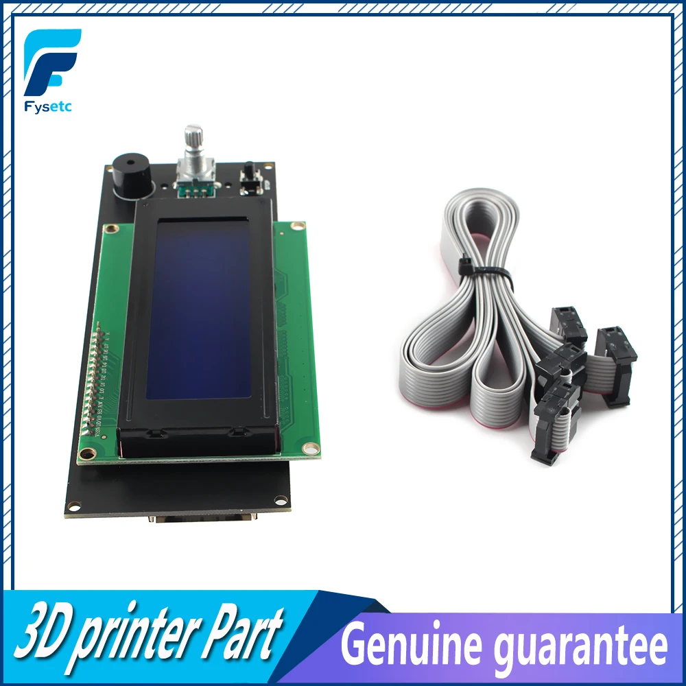 2004 LCD Display 3D Printer Controller With Adapter RAMPS 1.4 Mendel (20 characters x 4 lines)  For Anet A8