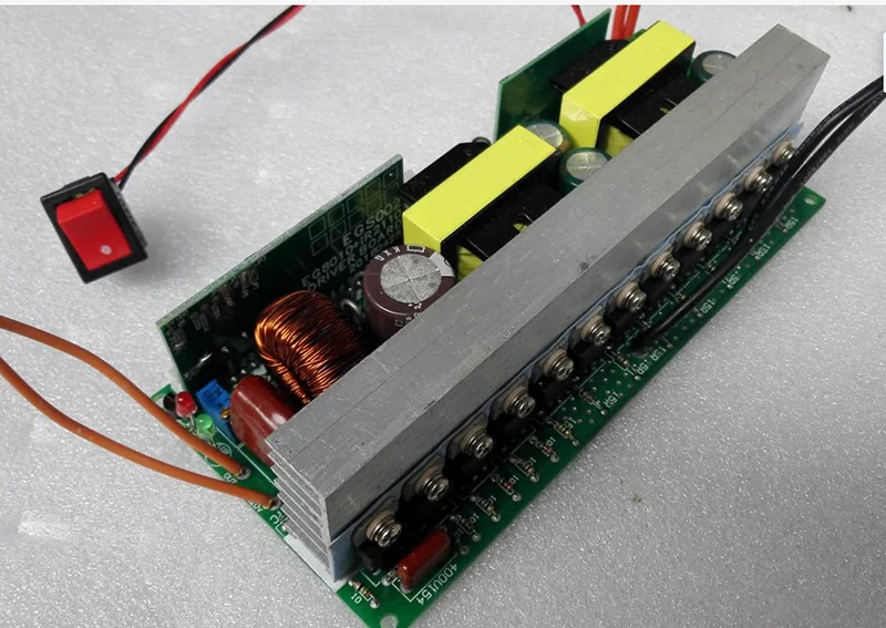 Pure Sine Wave 12v to 220v1000VA 600W Inverter Circuit Board Lithium Battery Booster Board