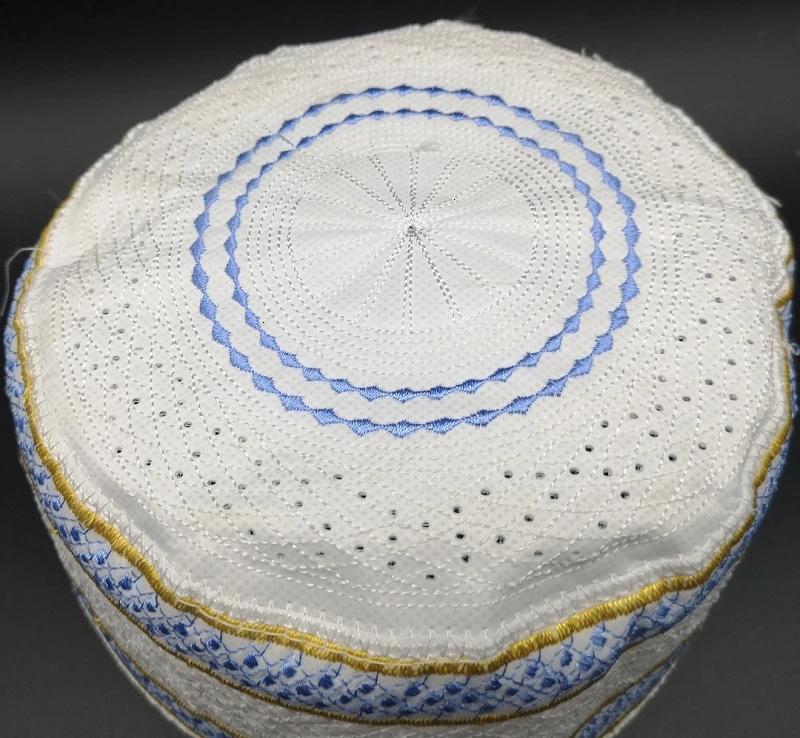 男祈りキャップ Kippah インドサテンボンネットイスラム教徒アフリカヘッドラップ男性 New ユダヤ人帽子アッラー Boina Feminina