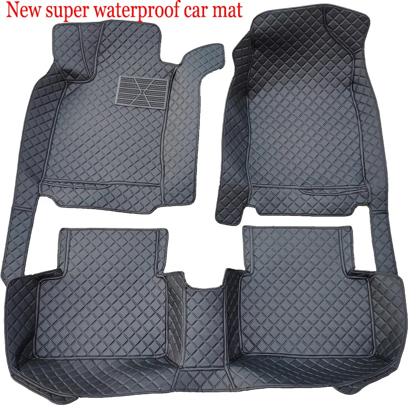 

Waterproof leather car floor mats for dodge caliber 2008 mercedes benz w203 clase c honda cr-v custom foot mat car covers