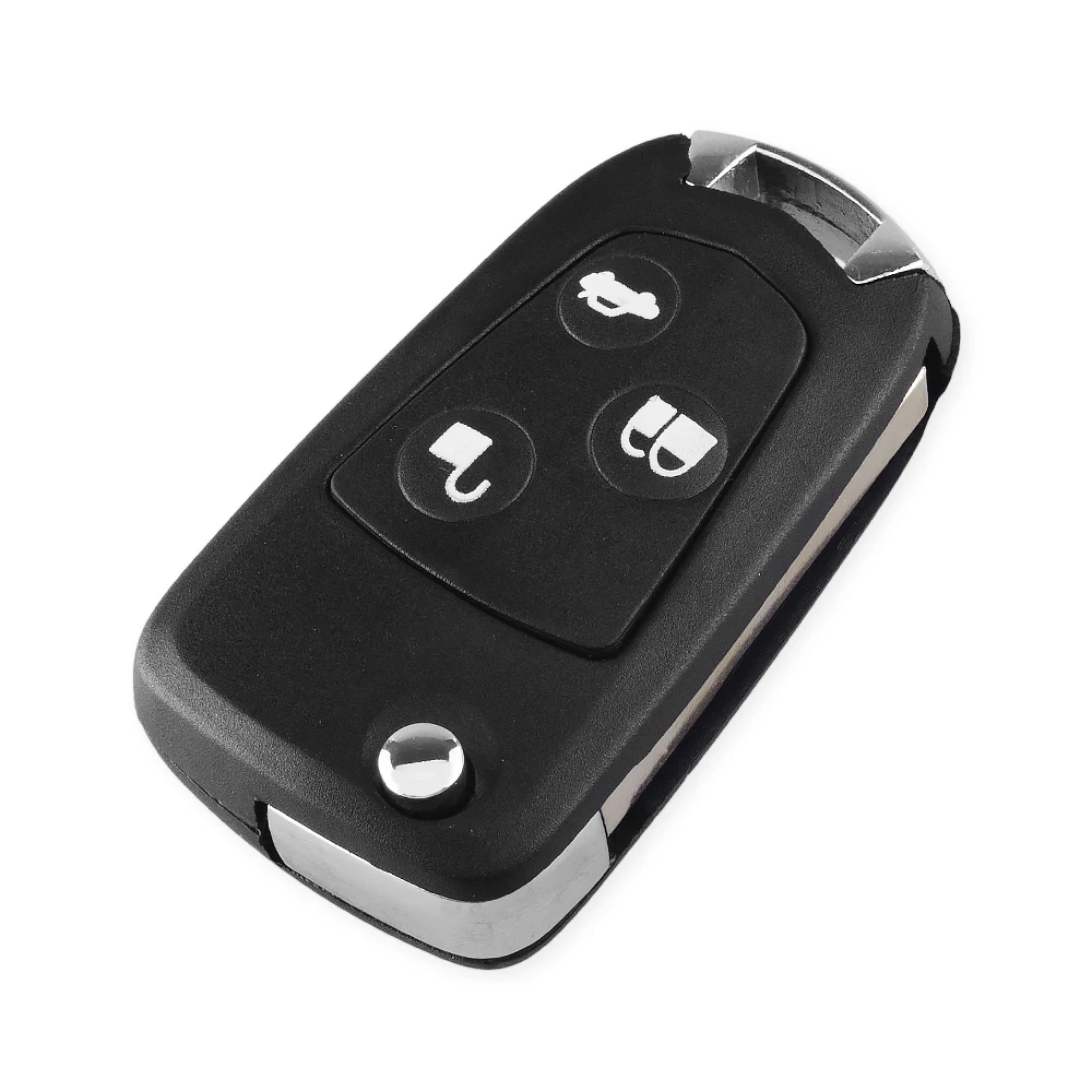 KEYOU Replacement Flip Folding Car Remote Key Shell Case for Ford Mondeo Focus 2 3 Festiva Fiesta KA HU101/FO21 Blade Auto Key