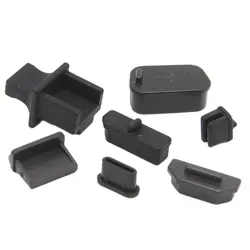 For HDMI VGA DP USB Mini DP RJ45 Type C Protective Cover Rubber Cover Dust Cap 10Pcs/Lot