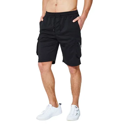 

Summer Casual Men Cotton Shorts New Mens Sportwear Knee Length Sweatpants Male Short Jogger Workout Fashion Brand Trousers