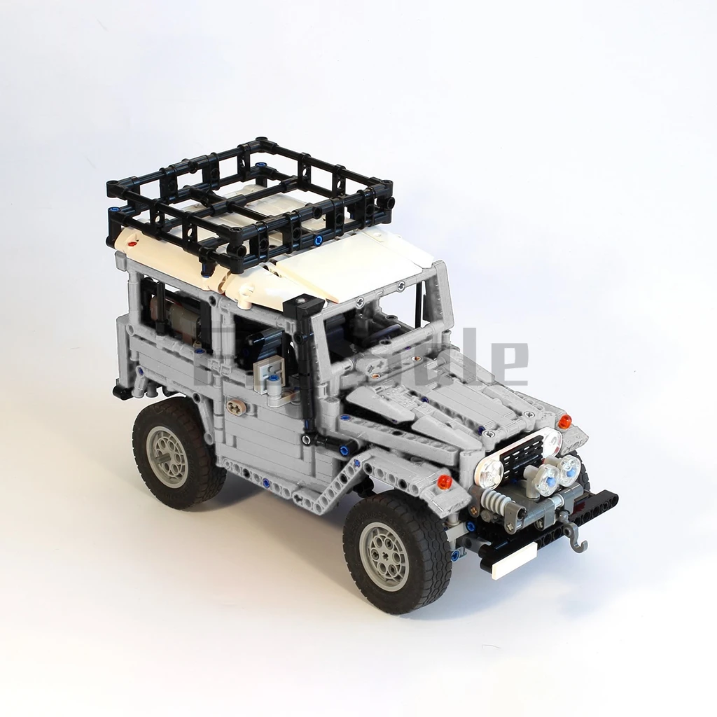 MOC 2770 FJ40 Off-road Jeep With Travel Rack LEGOin Building Blocks PDF Drawings Bricks Kids DIY Toys Birthday Christmas Gifts