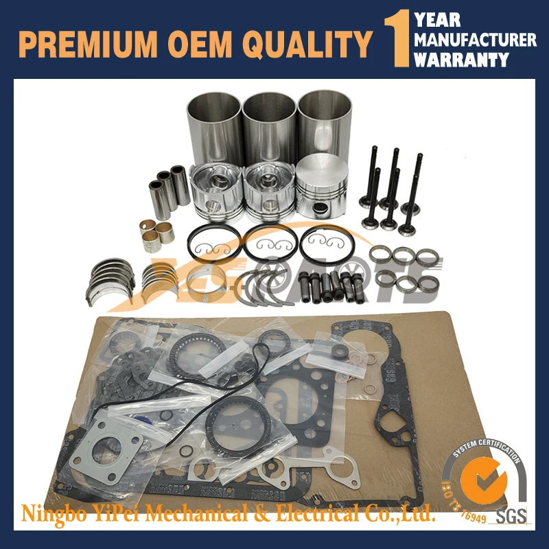 STD D750 Overhaul Rebuild Kit for Kubota D750 D750-B Kubota B5200 B7100 Tractor