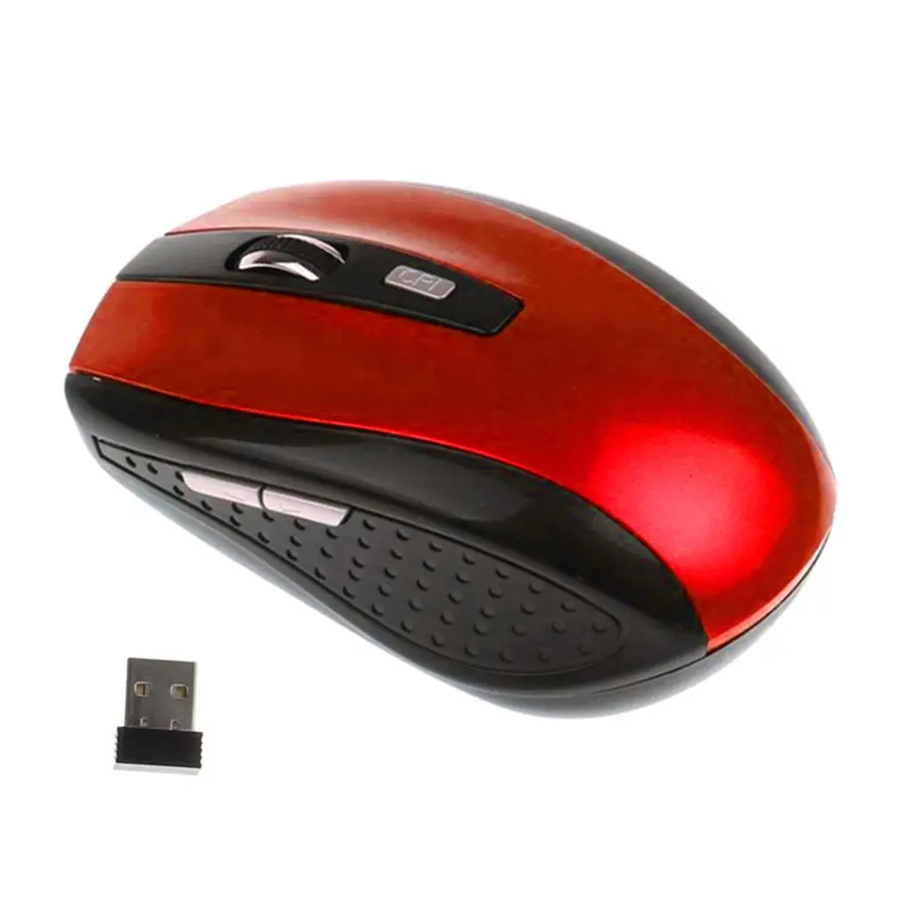 Mini souris optique sans fil 2.4 GHz, USB, pour ordinateur portable