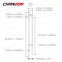 100pcs 3mm Color LED Assorted Bulbs #6