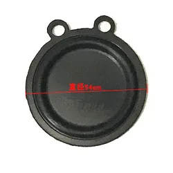 54mm gas water heater parts membrane round rubber gasket with 2 ears