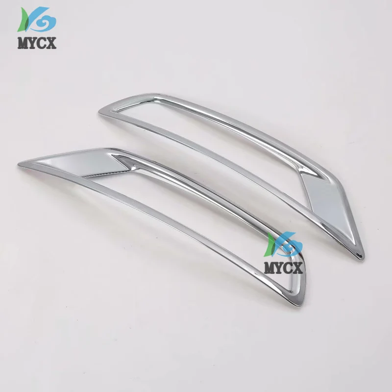 

Подходит для Mazda CX8 CX-8 CX 8 2018 2019, хромированный задний отражатель, противотуманная фара, крышка противотуманной фары, накладка на бампер, рамка, рамка, декор