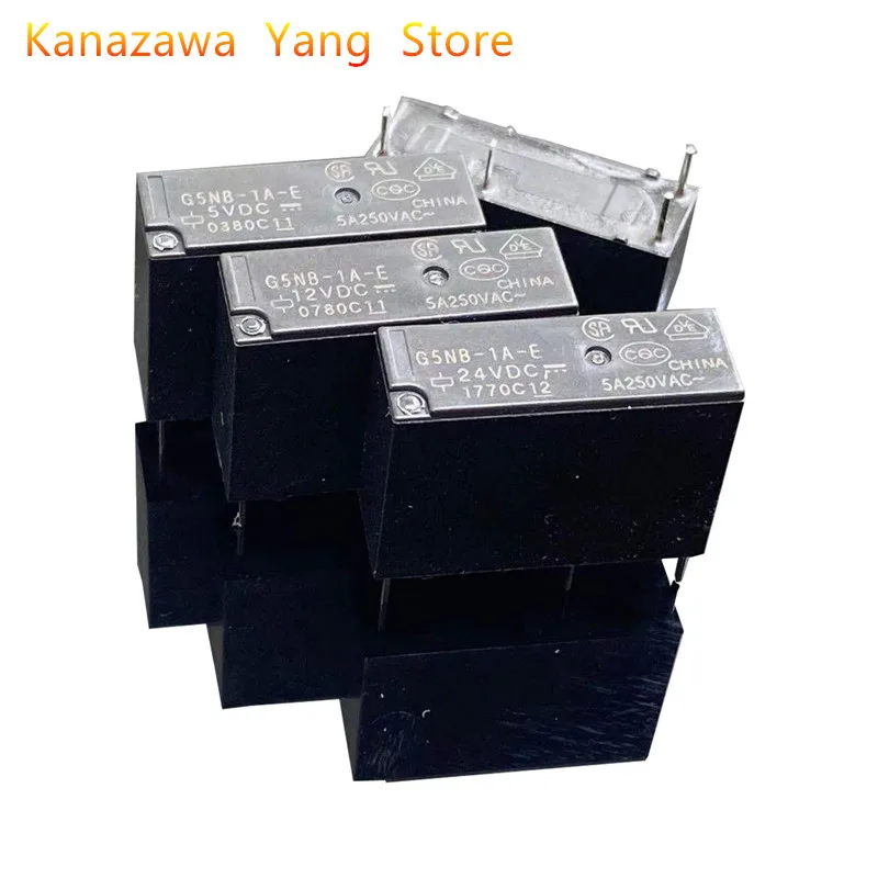 5 шт. 10 шт./лот совершенно новое реле мощности G5NB-1A-E- 5 в постоянного тока 12 В постоянного тока 24 В постоянного тока 5 А 250 В переменного тока 4 контакта один комплект нормально открытых искусственных элементов наилучшее качество