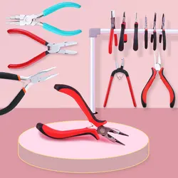 1Piece Jewelry Pliers Tools & Equipment Jewelry Making Handmade Tool Craft DIY Accessories Carbon Steel Nose Pliers Fixing