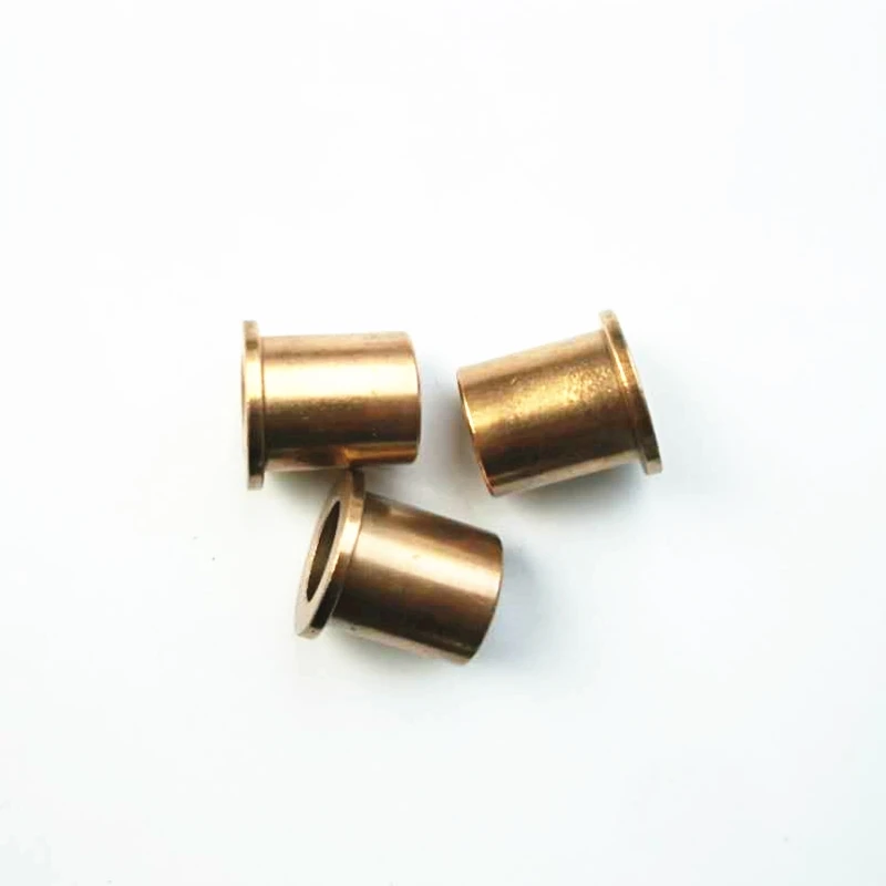 10pcs Precision Oil Bearing with Flange Inner Diameter 12 Step Bearing 1 Powder Metallurgy Self-lubricating Bearing