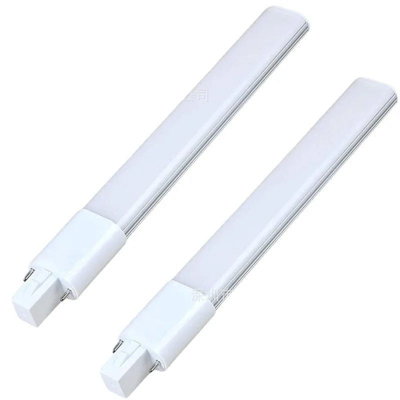 1PC G23 LED Bulb 8W 12W Horizontal Plug Light Tube Bar 3000K Nature 4000k 6000k PL Desk Reading Table Lamp Replace 20W CFL Lamp