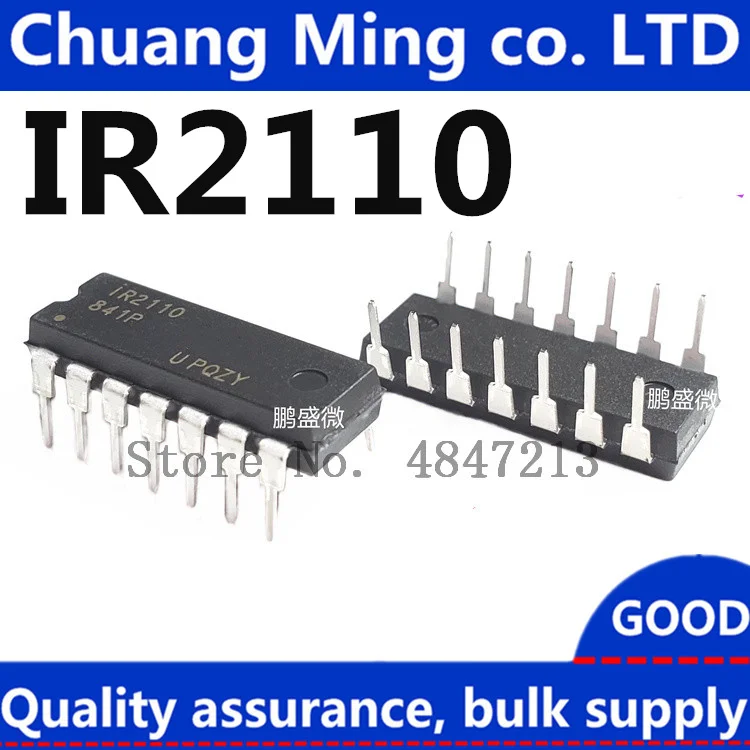 Free Shipping 50PCS IR2110PBF DIP14 IR2110 DIP DIP-14 new and original IC