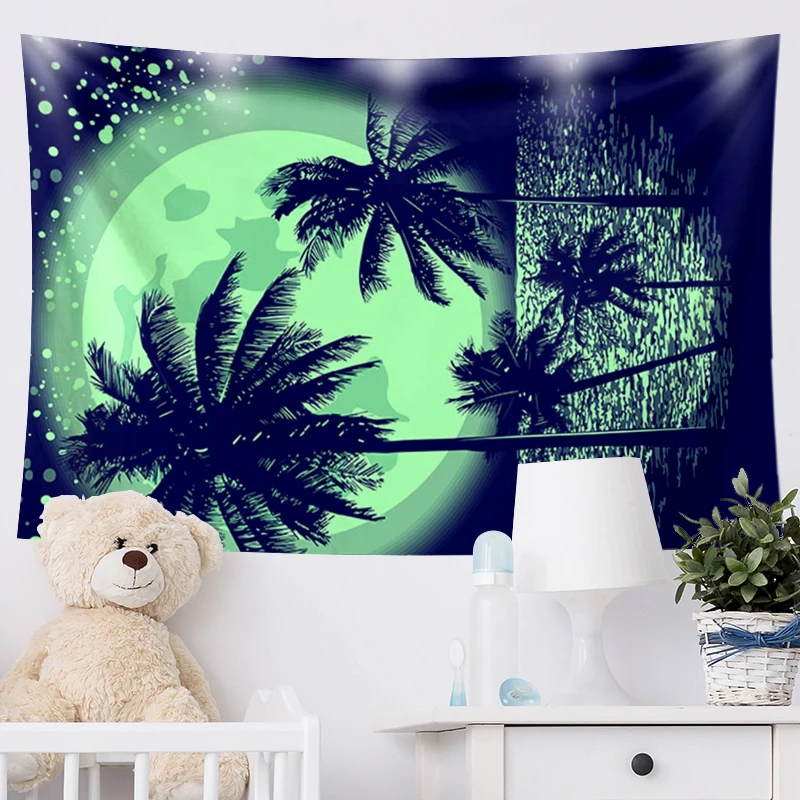 

Tapestry Aesthetic Moon Bohemian Celestial Carpet Wall Cloth Macrame Tapestry Wall Hanging Home Room Decor Psychedelic Tapestry