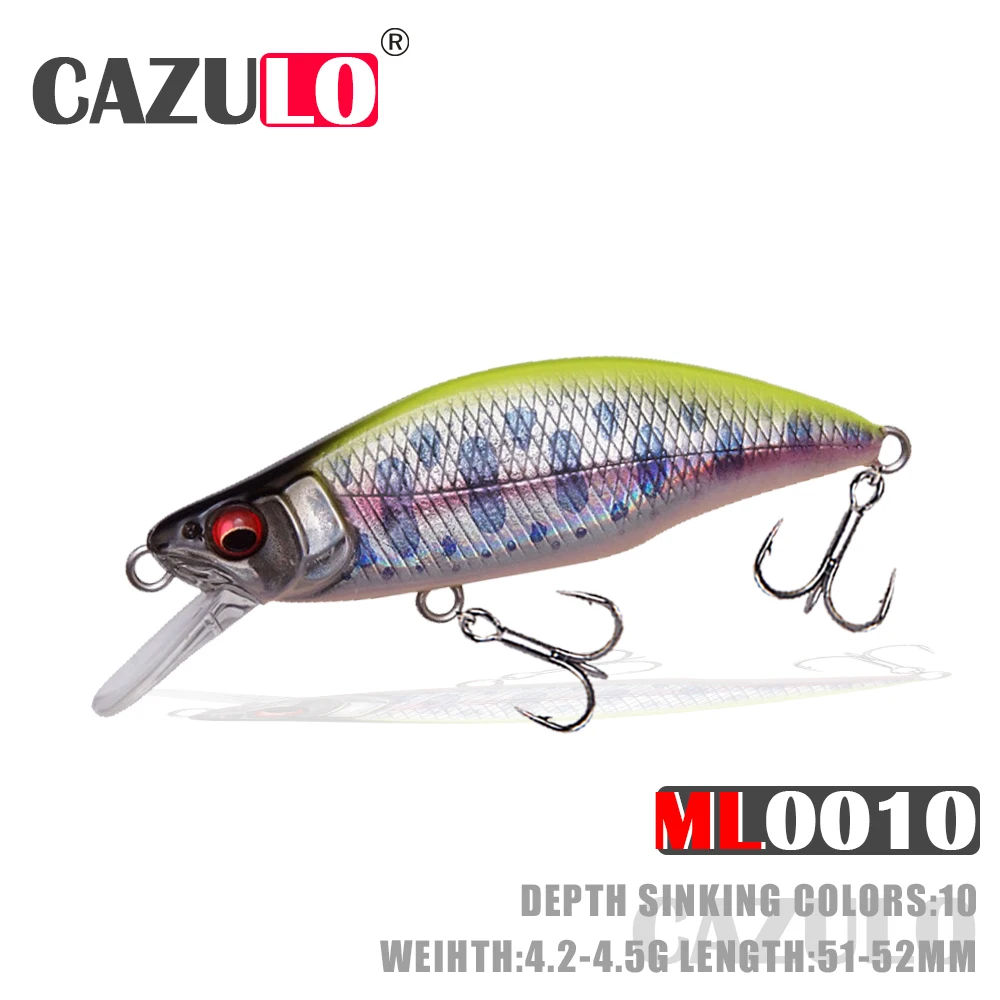 

Minnow Fishing Lures Accesorios Isca Artificial Weights 4.2-4.5g Bait Sinking Wobblers Trolling Pesca For Pike Fish Goods Leurre