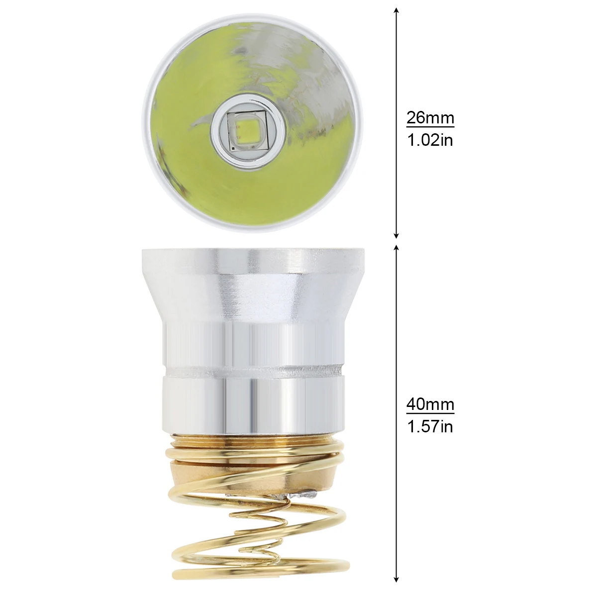 Lâmpadas de substituição de lanterna LED, refletor suave, queda em ajuste para C2, Z2, P60, P61, 6P, 9P, G3, S3, D2, M5, M6, WF-501B, 26,5