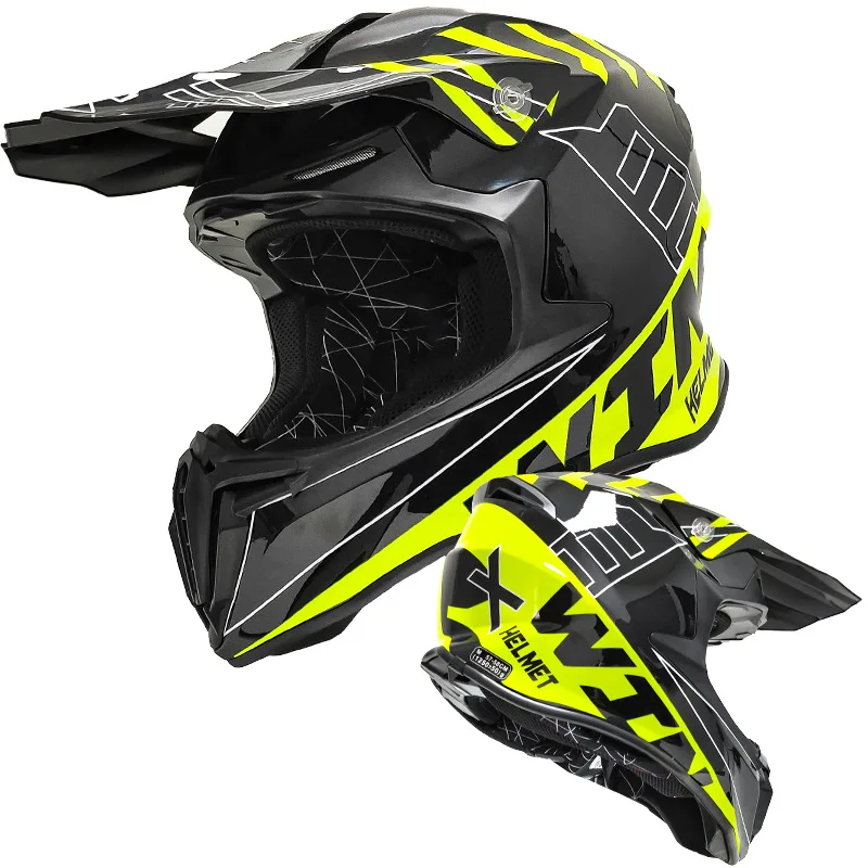 New Professional Full Face Racing Off-road Motocross Helmet DOT Motorcycle Motorbike Dirt Bike Moto Helm Casco Vintage capacete