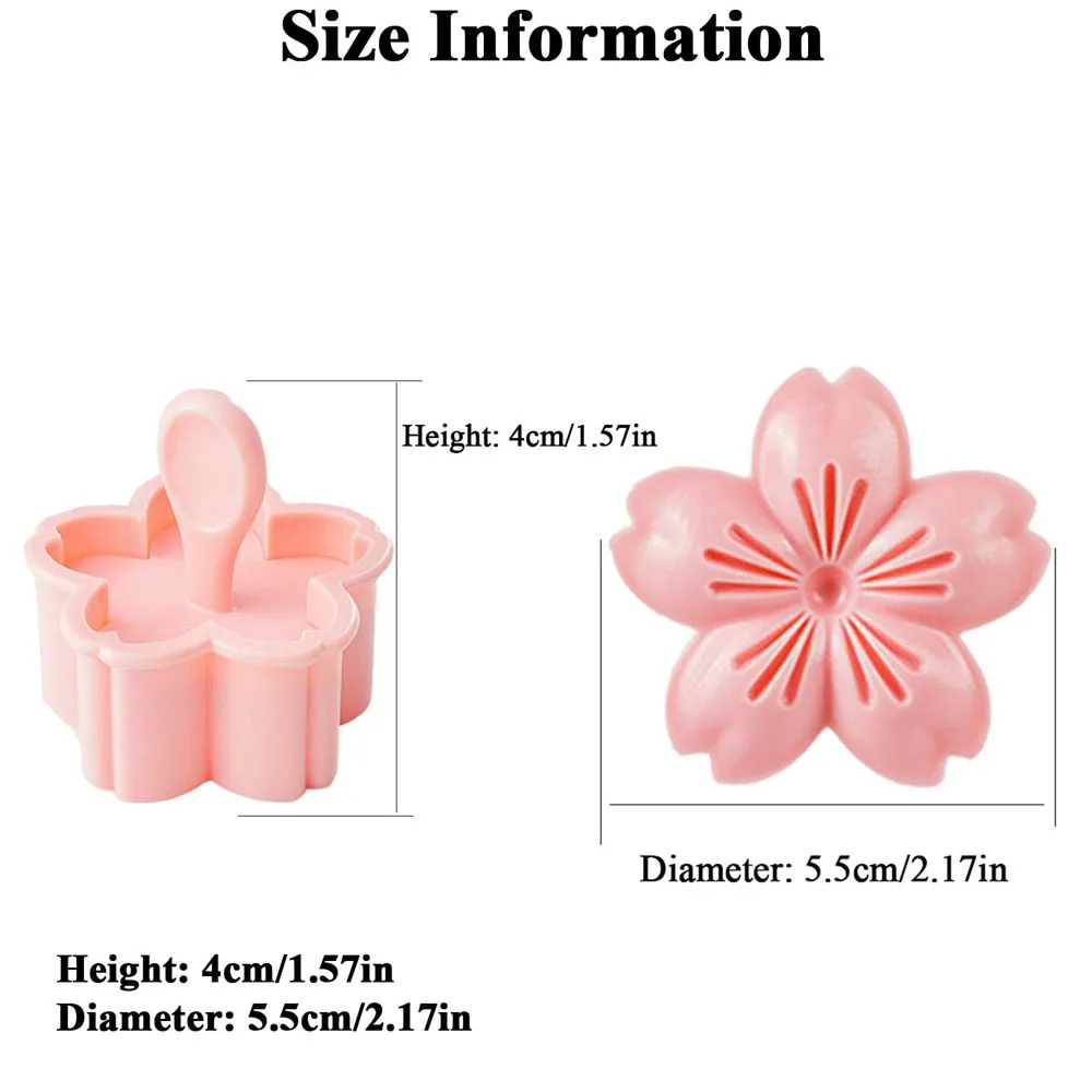 Cookie Stamp Biscuit Embosser Cherry Blossom Mold Press Cutter Cake Decorating Tool Fondant Chocolate Bakery Pastry Accessories