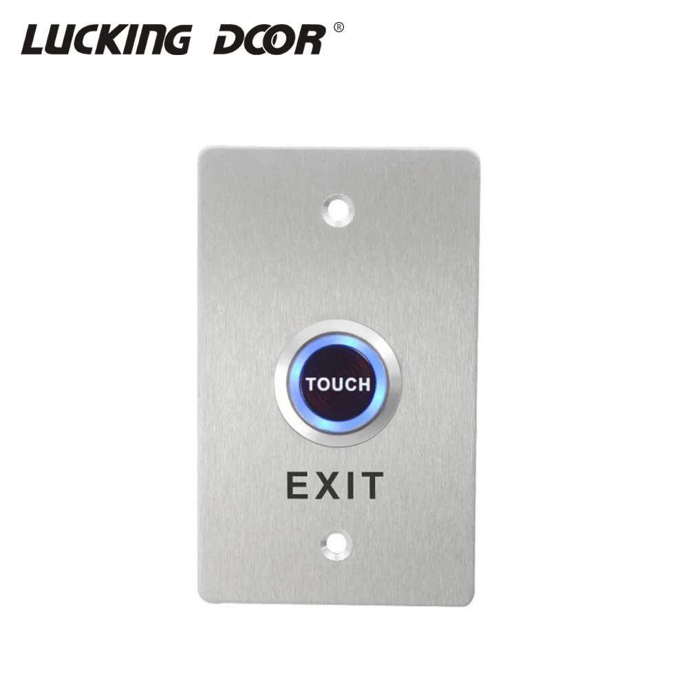 

Stainless Steel Door Bell Switch Infrared No Touch Panel For Access Control Electric Lock Door Exit Push release Button ST870