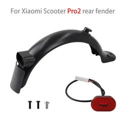 Electric Scooter Rear Mudguard Taillight for Xiaomi M365 Pro /Pro 2 Stoplight Warning Lamp Waterproof Brake Lights Fender Parts