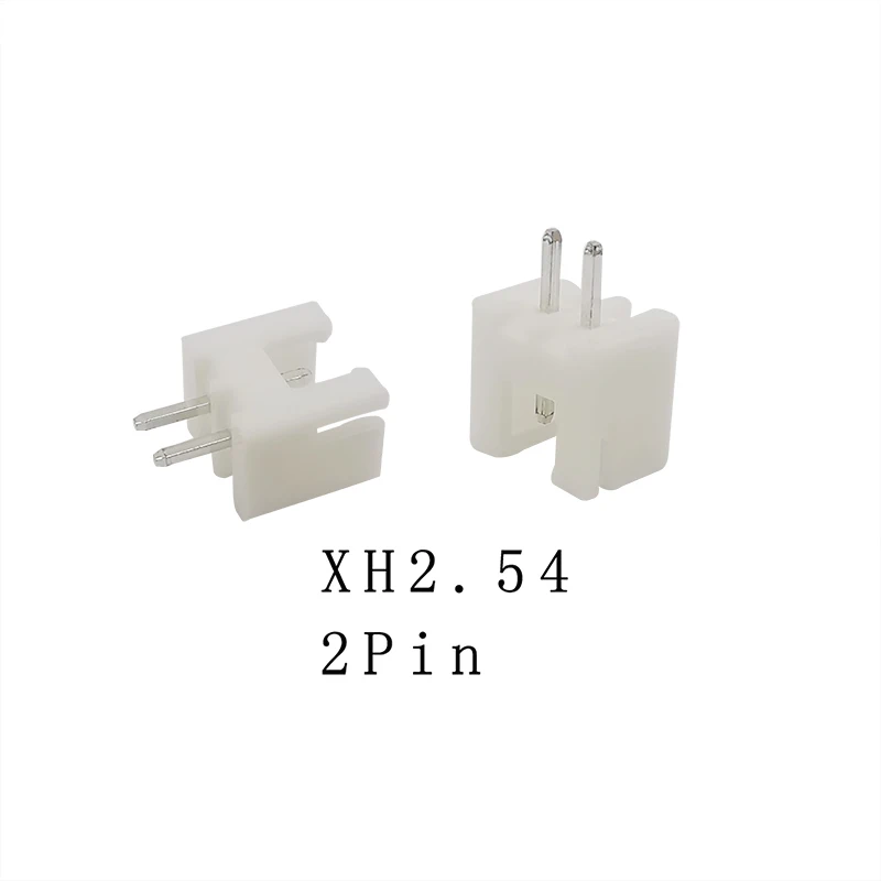 50Pcs XH 2.54 2.54mm Pitch Pin Header Housing Connector JST XH2.54 2P 3P 4P 5P 6P 7P 8P 9P 10 Pin Male Straight Pin For PCB