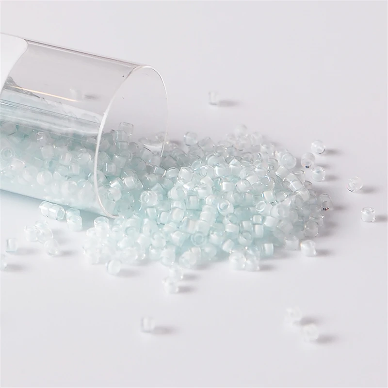 1,6mm 2000 stücke Miyuki Delica Glas Seed Perlen Glanz Regenbogen Farben Japanes Samen Perlen für DIY Schmuck Machen Zubehör – Detail 3