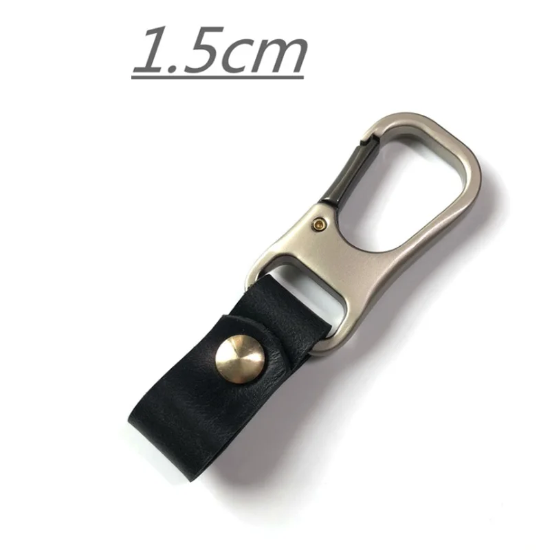 Portachiavi in vera pelle Smart Wallet portachiavi per auto fai da te portachiavi tascabile EDC portachiavi portachiavi con ciondoli di qualitร del