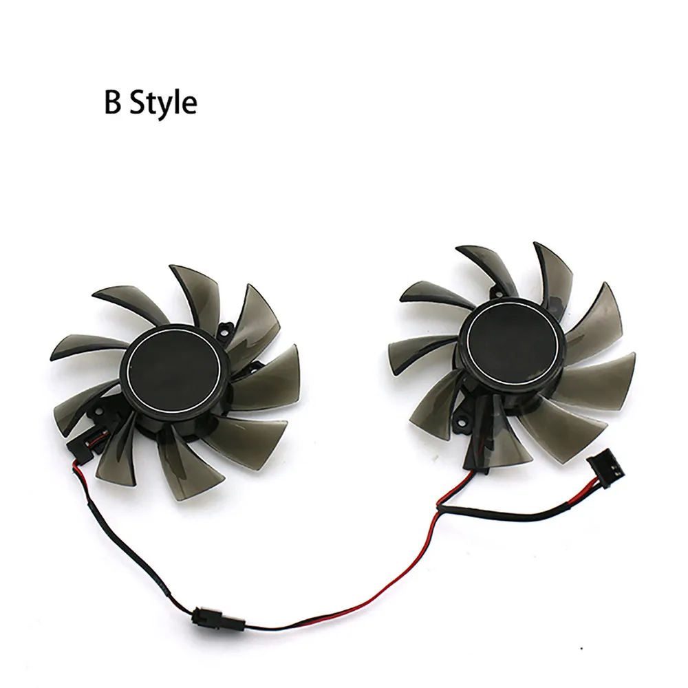 واحد/مزدوج مروحة المبرد برودة استبدال مراوح التبريد ل GTX1050 1050ti ألعاب بطاقة جرافيكس