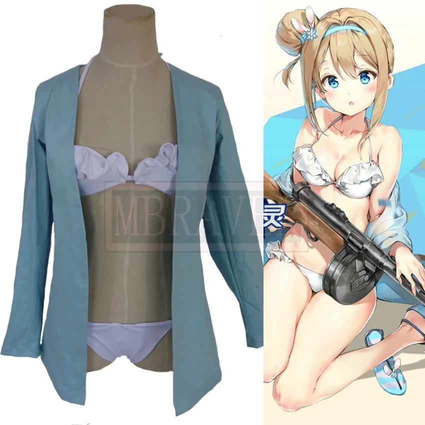 

Girls Frontline KP/-31 M/31 Sexy Swimsuit Cosplay Costume Christmas Halloween Party Custom Made Any Size