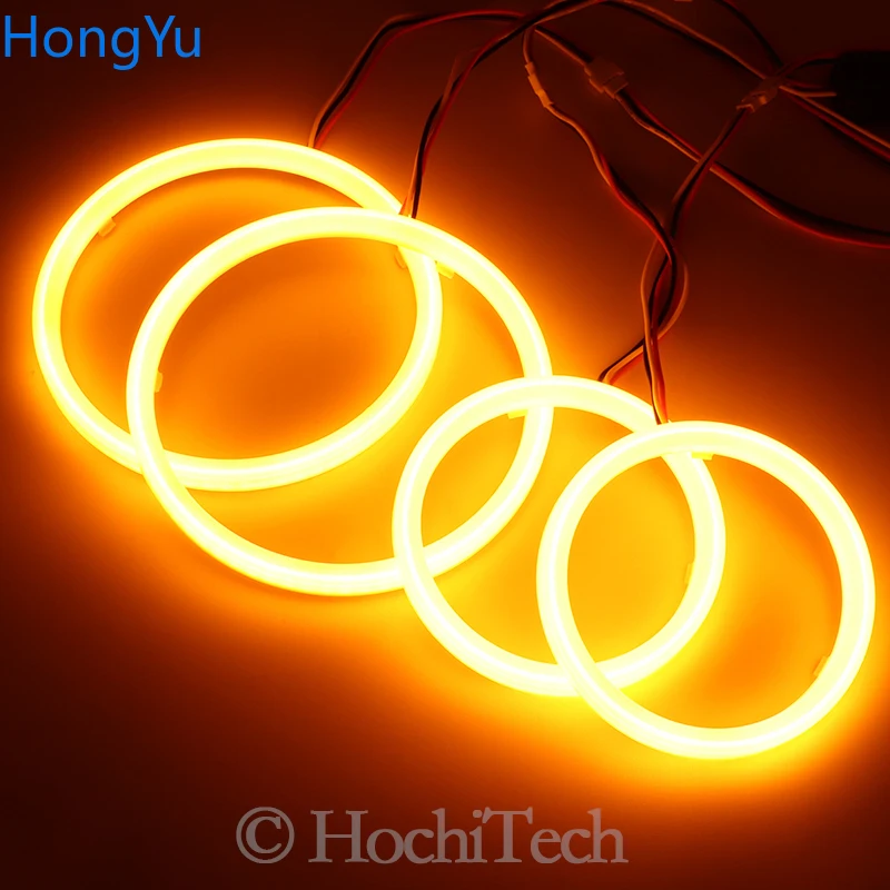 Cotton LED Angel Eye  Switchback Light Ring lamp DRL White/Amber for Volkswagen VW golf 5 Rabbit Jetta R32 V mk5 2004-2009