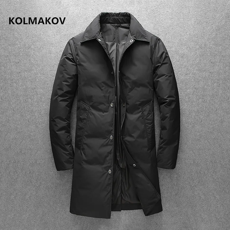 2024 new arrival winter jacket 90% white duck down jackets men,mens fashion thicken warm parkas trench coat size M-XXXL,4XL