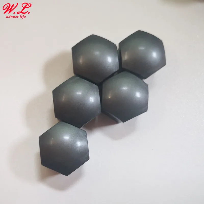 20Pcs Original Black Wheel Lug Nut Center Cover Caps For Audi A1 A3 A4 A5 A6 A7 A8 Q5 Q7 TT OEM:321601173A BLH