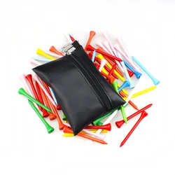Bolsa de cuero para pelota de Golf, bolsa de almacenamiento, suministros de bolsillo, accesorios
