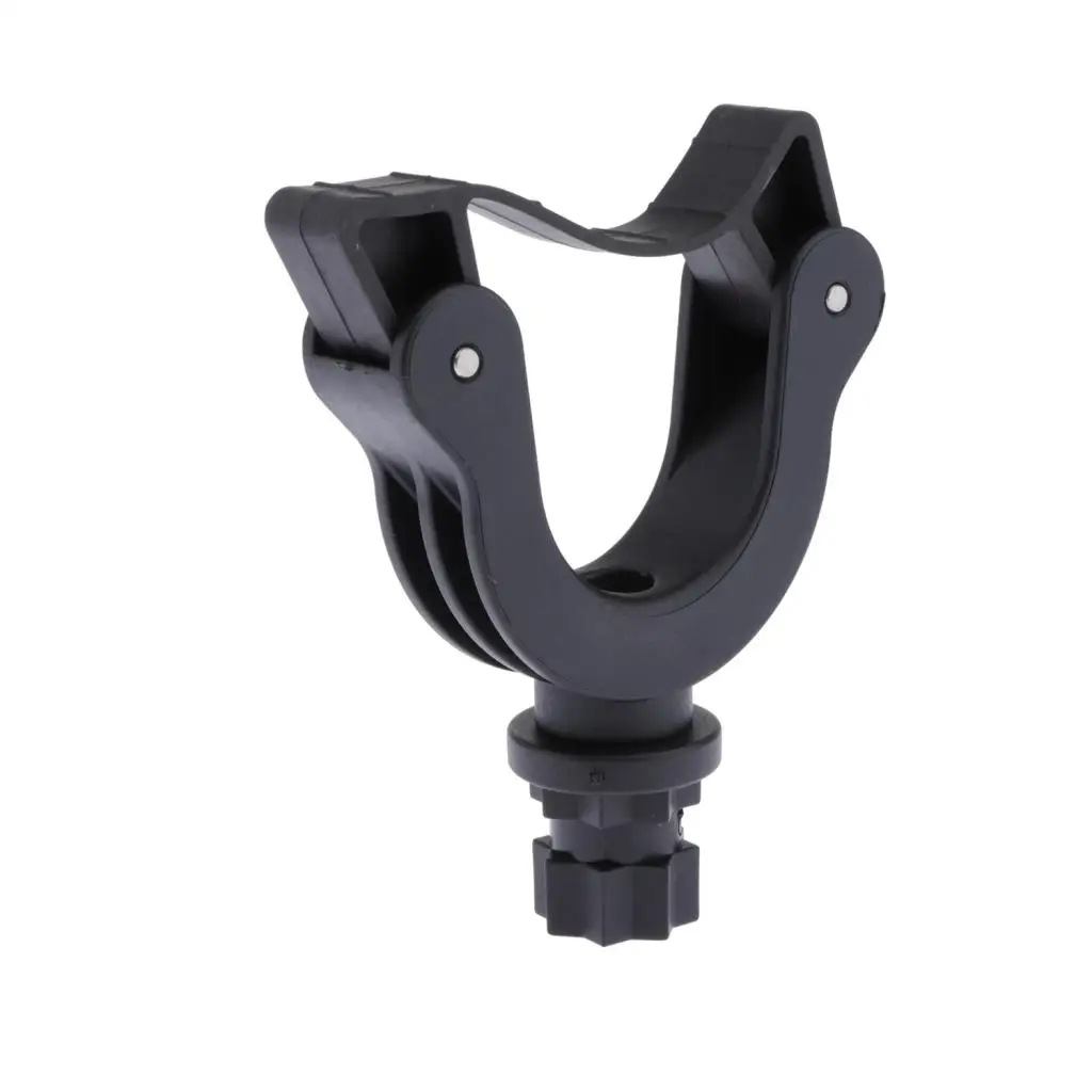 Sturdy Kayak Paddle Holder Clip Track Mount - Kayaking Canoeing Rowing Boat Paddles Oars Grip Fishing Rod Flagpole Clamp