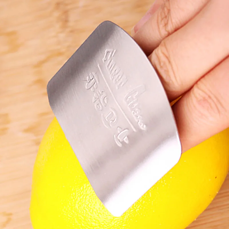 Protector de dedo de acero ino - Kitchen Hand Gadgets reseña y precio