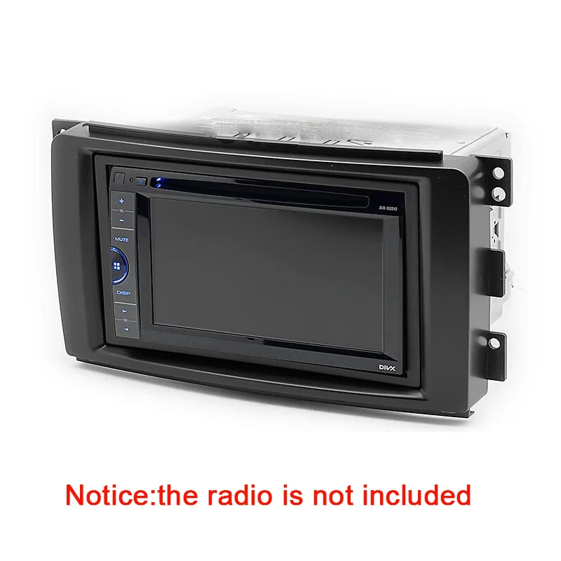 Car Radio Fascia For SMART ForTwo (BR451) 2007-2010 DVD Stereo CD Player Install Panel Dashboard Mount Frame Kit