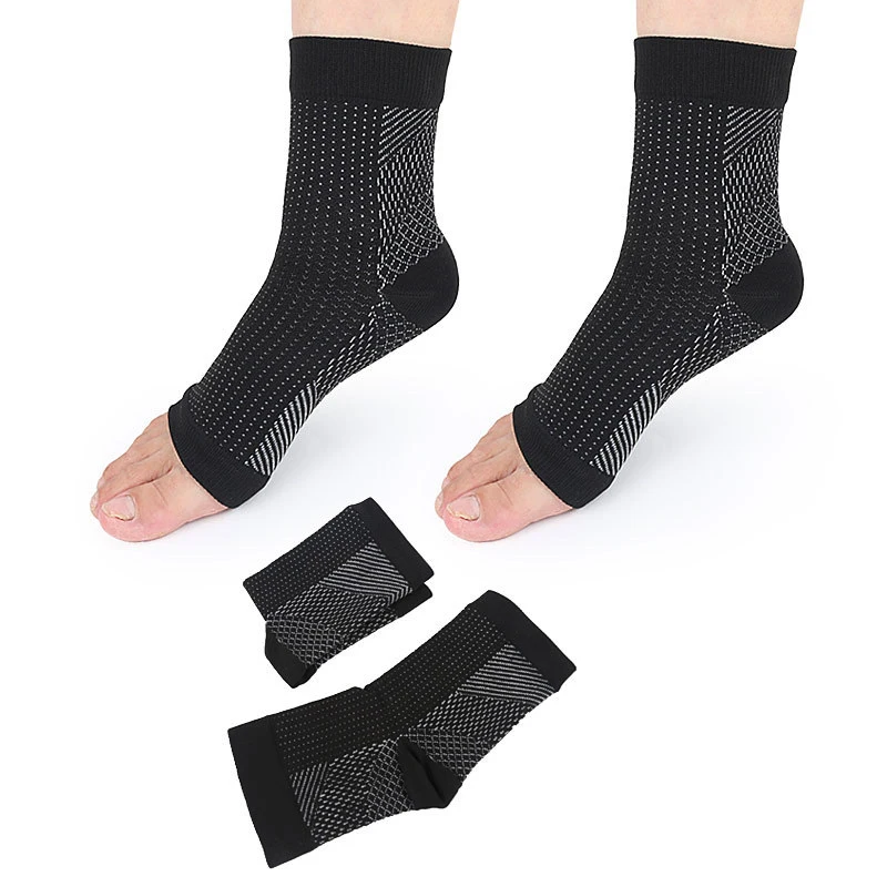 1 Pair Ankle Brace Sock Compression Socks Ankle Support Pain Relief Socks Foot Anti-Fatigue Compression Sport Running Yoga Socks