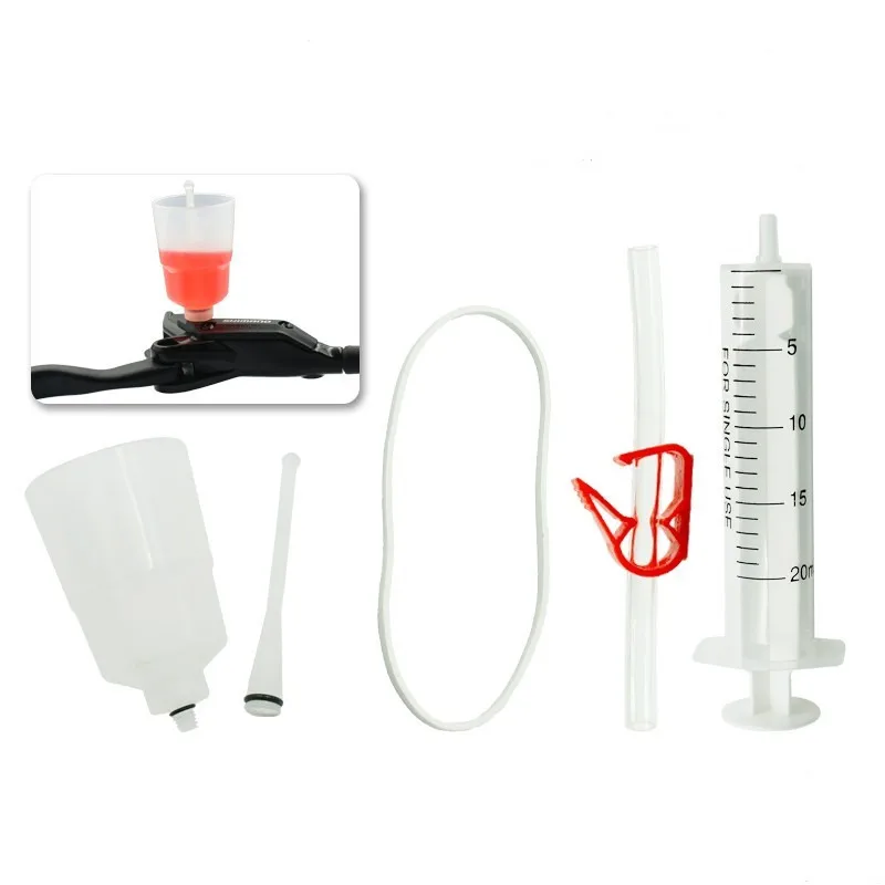 bike Hydraulic Brake Bleed Kit For SHIMANO Brake System, Mineral Oil Brake, Funnel Set Bike Repair Tool