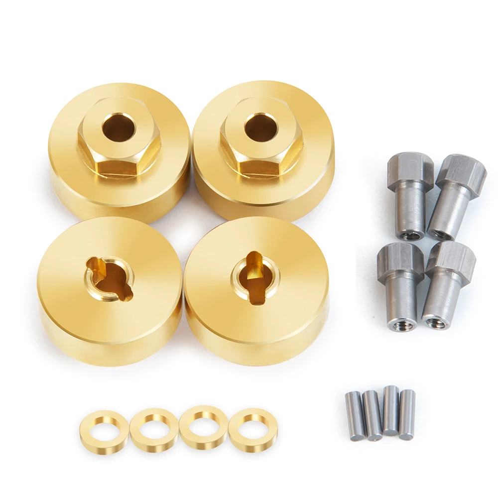 AXSPEED SCX24 Brass Counterweight Kit for 1/24 Axial SCX24 AXI90081 AXI00001 AXI00002 RC Wheels Balance Weight