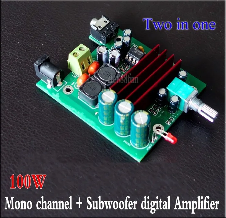 TPA3116 100W mono Subwoofer Digital Power bass Amplifier Board TPA3116D2 Amplifiers