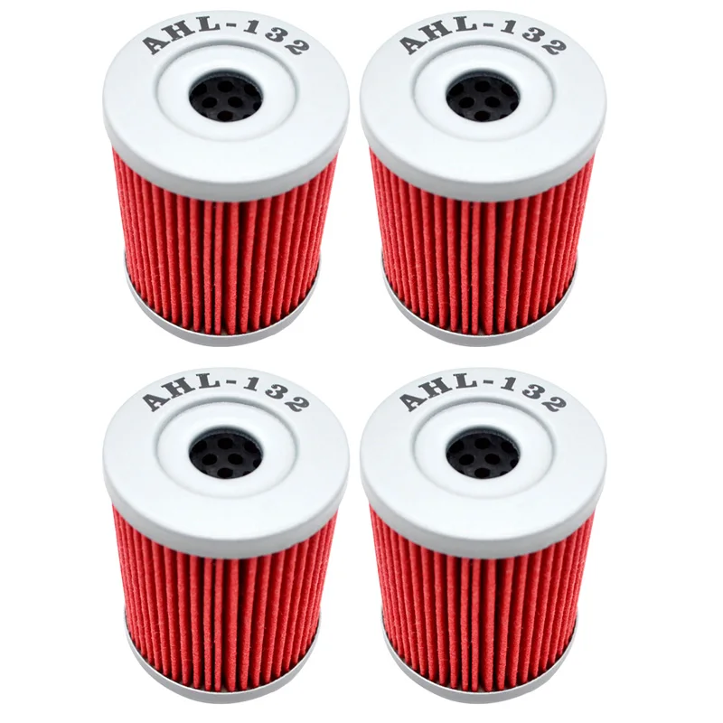 AHL 2/4/6pc 132 High Performance Powersports Cartridge Oil Filter for SYM 400I MAX SYM 400 2011-2015 600I MAX SYM 600 2016