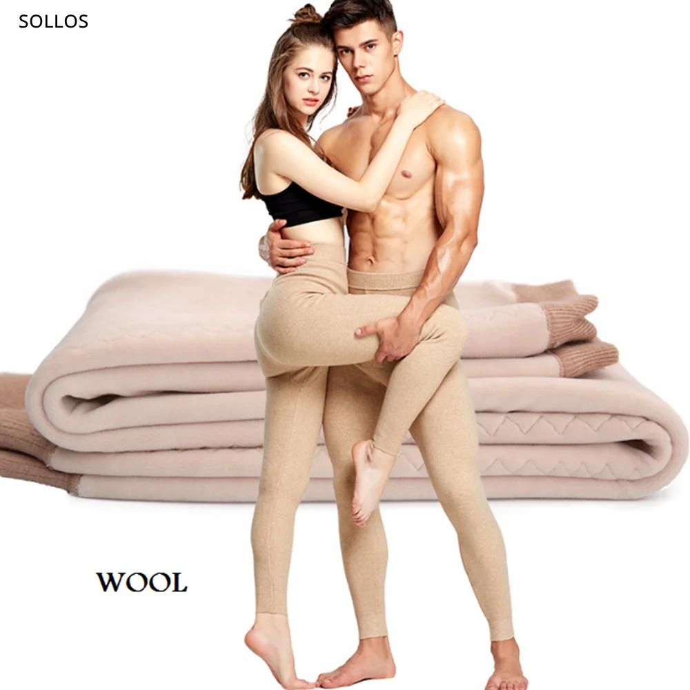 

winter wool tights thermal pants thick merino leggings women warm men thermo legging pantyhose pant panty long johns fake skin