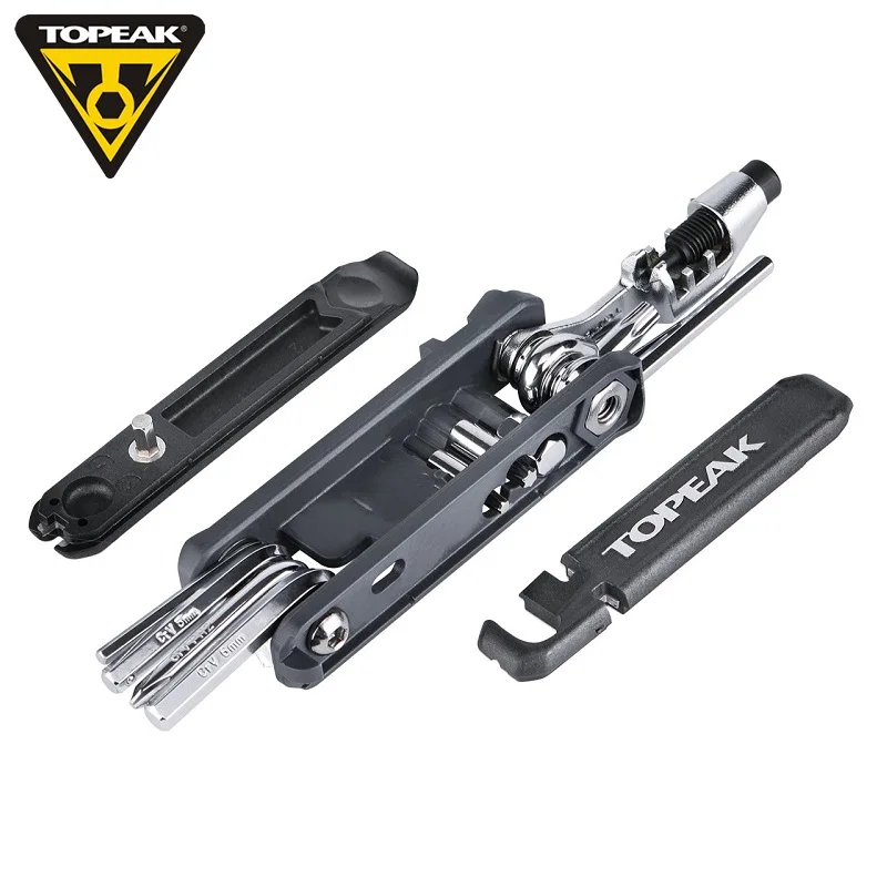 Topeak TT2573B Bicycle Tool Kit Road Bike 12 Speed Chain Tool MTB 21 Function Repair Tool Set Cycling Hex Tool Wrench Tire Lever