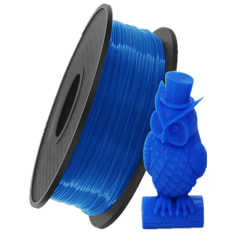 Filamento de impresora 3D PETG, Material de buena dureza, consumibles de impresión 3D, sublimación, 1,75mm, 500g/250g