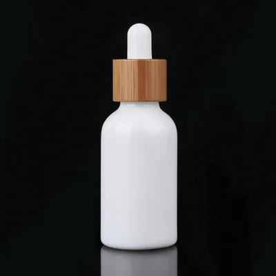 100pcs 10ml 15ml 30ml Empty white Glass Essential Oil Dropper Bottle 1/3oz Brown Glass Dropper Vials E Liquid Piepette Bottle