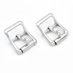 20mm Sliver Belt Buckle Slide Buckles Roll Buckle Belt Strap Fasteners Adjuster Purse Bag Strap Buckle Handbag Webbing 6PCS