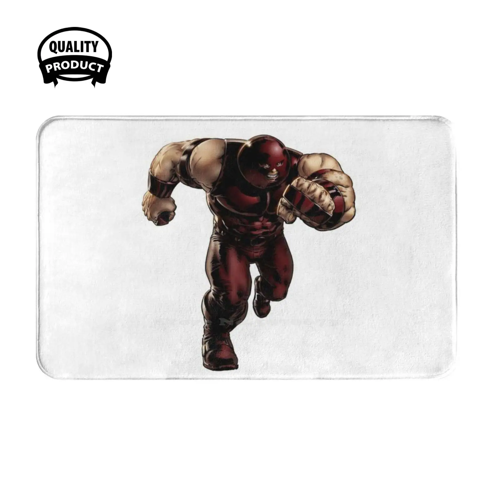 Juggernaut Soft Cushion Home Carpet Door Mat Car Rug Juggernaut X Men Villain Comics Character Big Helmet Muscles Guy Red Man