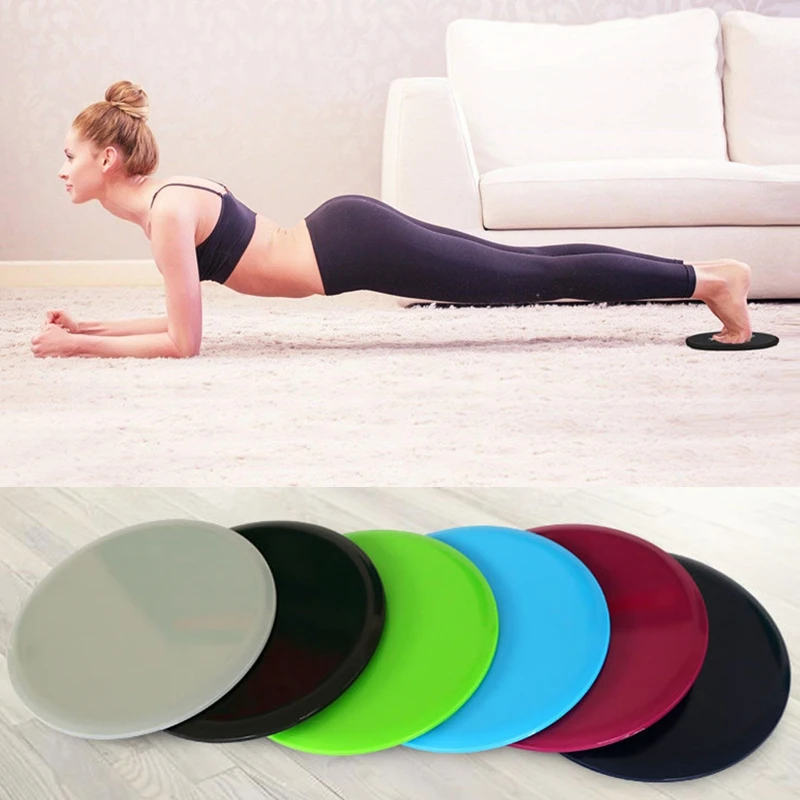 Sliding Disc 2pcs Gliding Discs Slider Fitness Disc Sliding Plate With Strap Abdominal Core Muscle Training Yoga Equipment