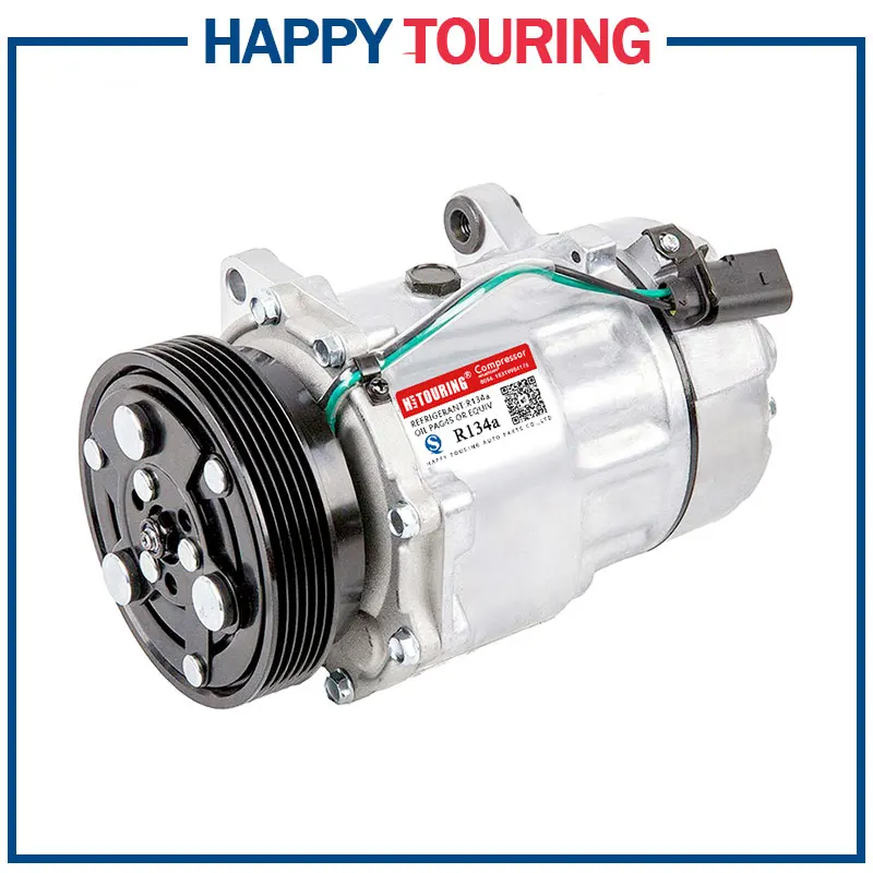 

SD7V16 AC Compressor for VW Golf Passat Sharan Ford Galaxy Air Car 7M0820803P 1H0820803D 7M0820803D 95NW19D629CC 95NW16D629BC